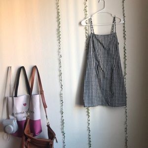 SHEIN gingham minidress.